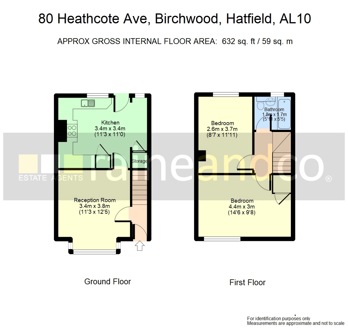 Heathcote Avenue, Hatfield floorplan