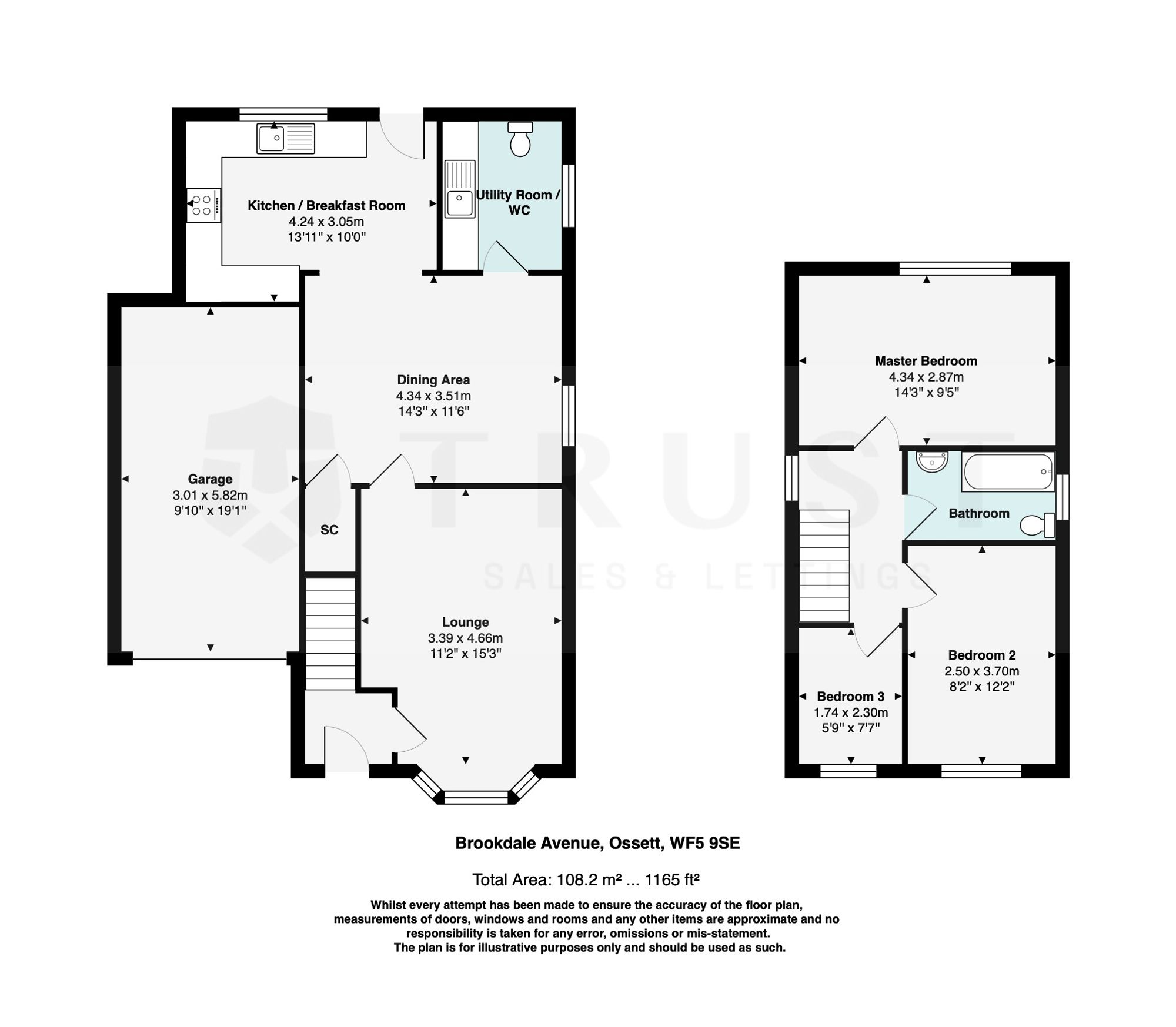 5 Brookdale Avenue, Ossett floorplan