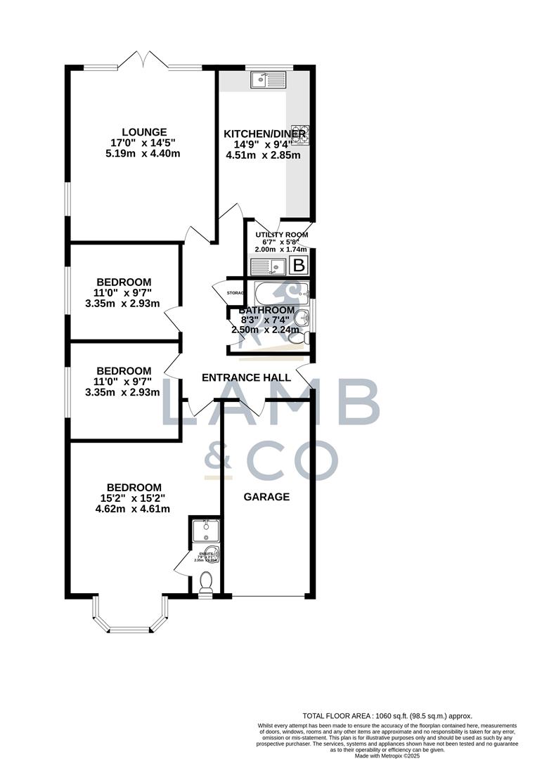 3, Uplands Road, Clacton-On-Sea floorplan