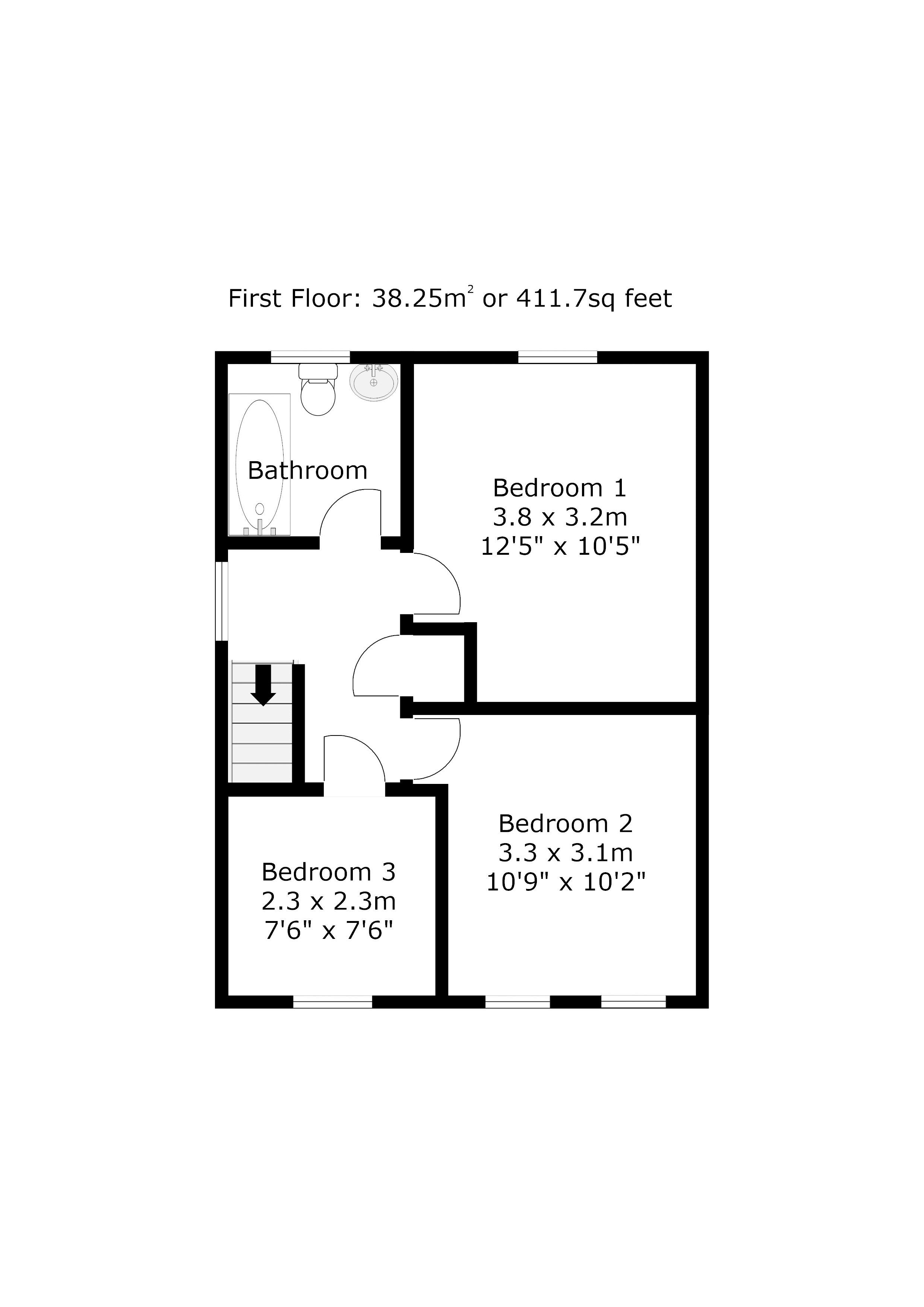 36, Blakeway Close, Broseley floorplan