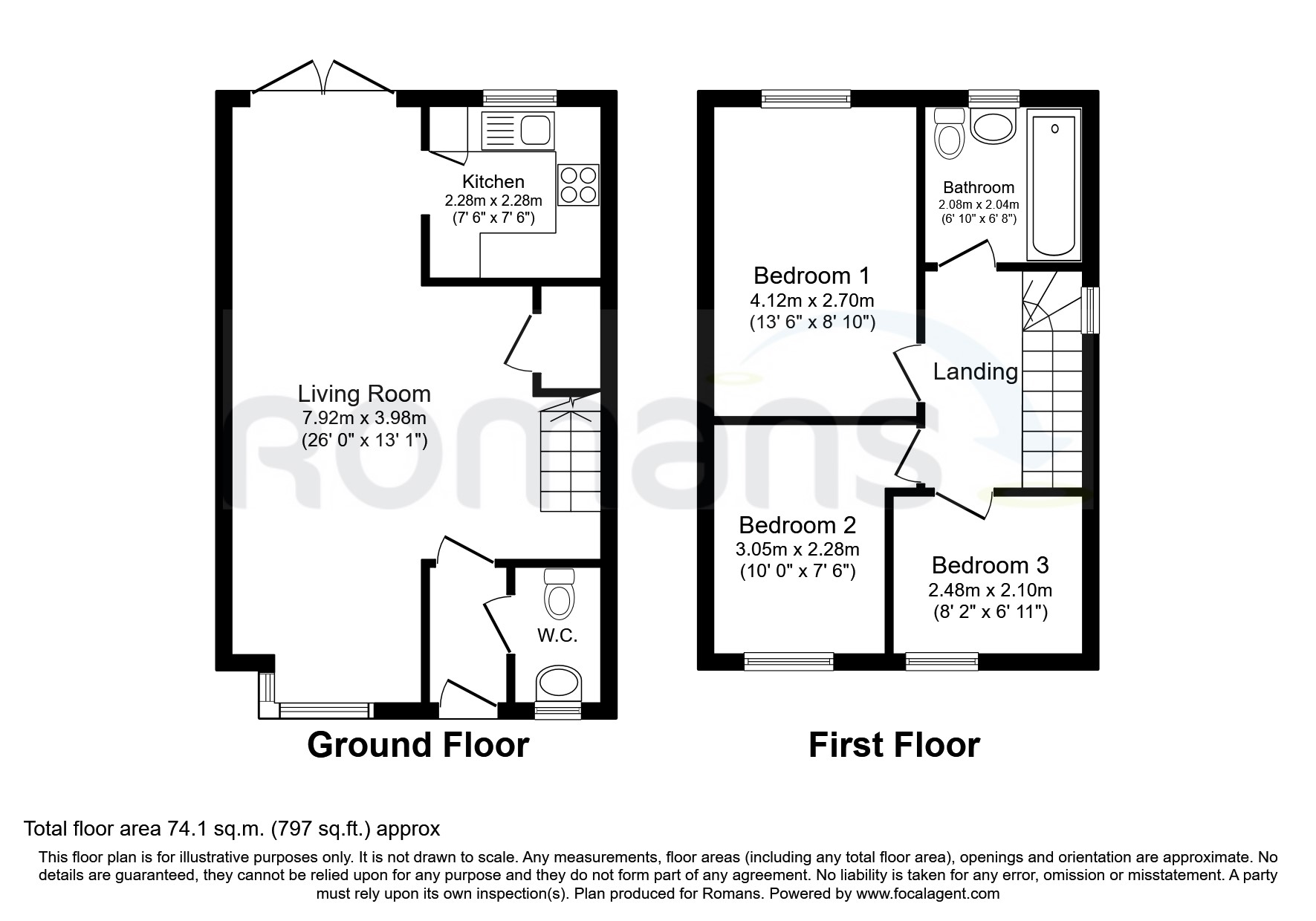 7A, Hampton Street, Bristol floorplan