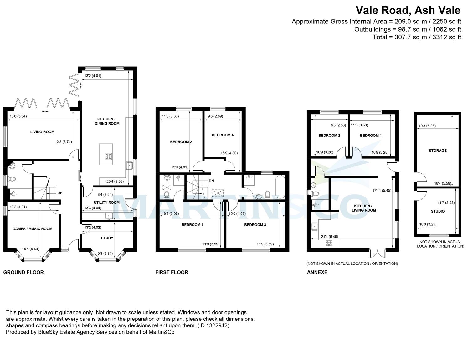 330, Vale Road, Ash Vale Aldershot floorplan