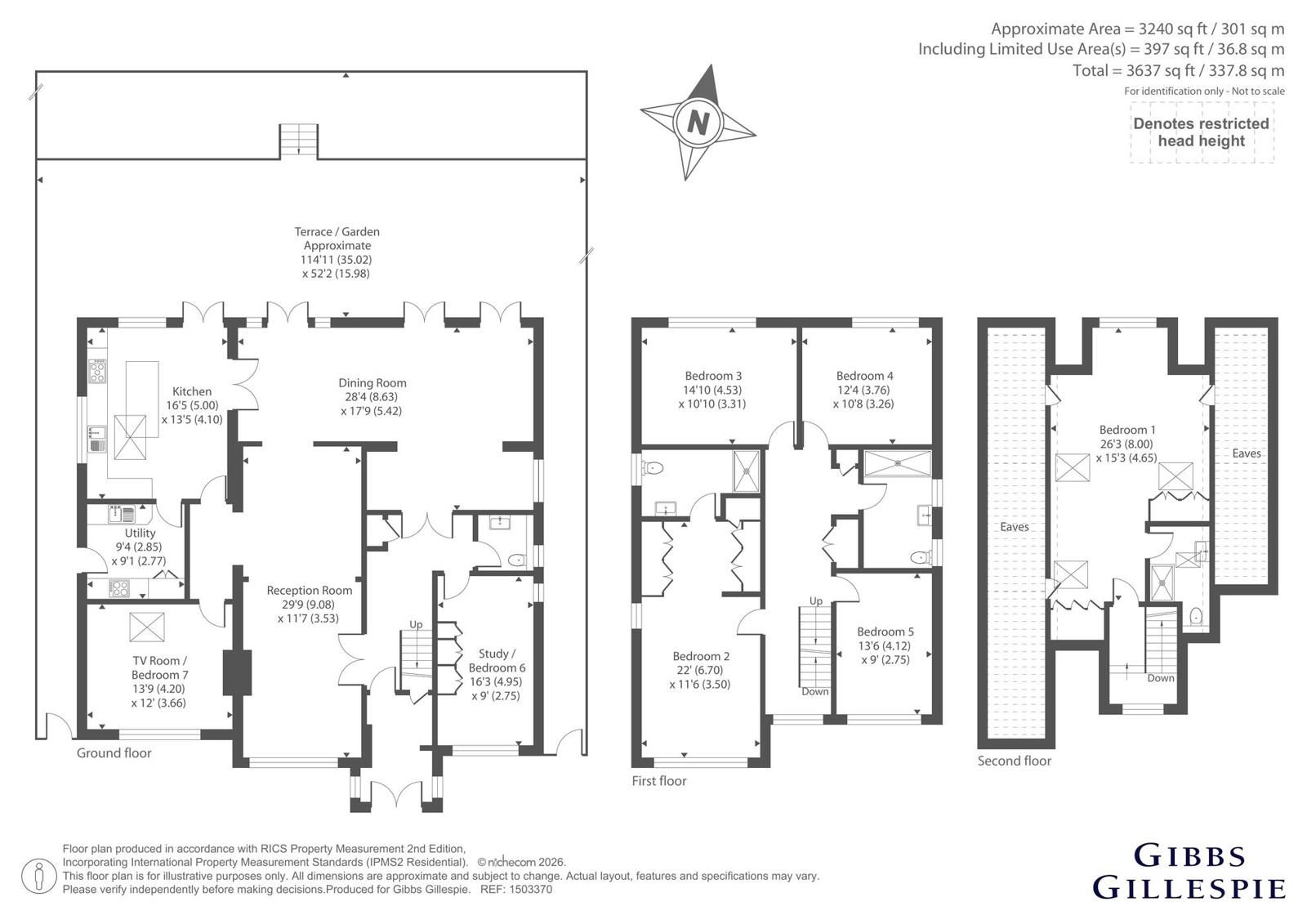 109, Westbury Road, Middlesex floorplan