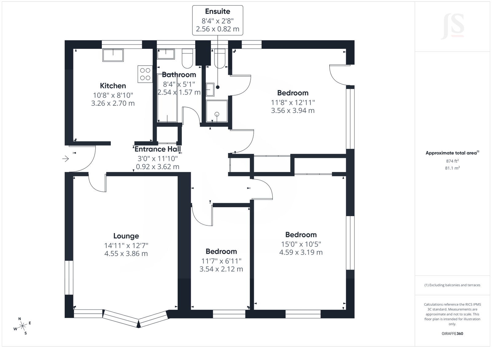 9 Montague Court, Rectory Road, Shoreham-by-Sea floorplan