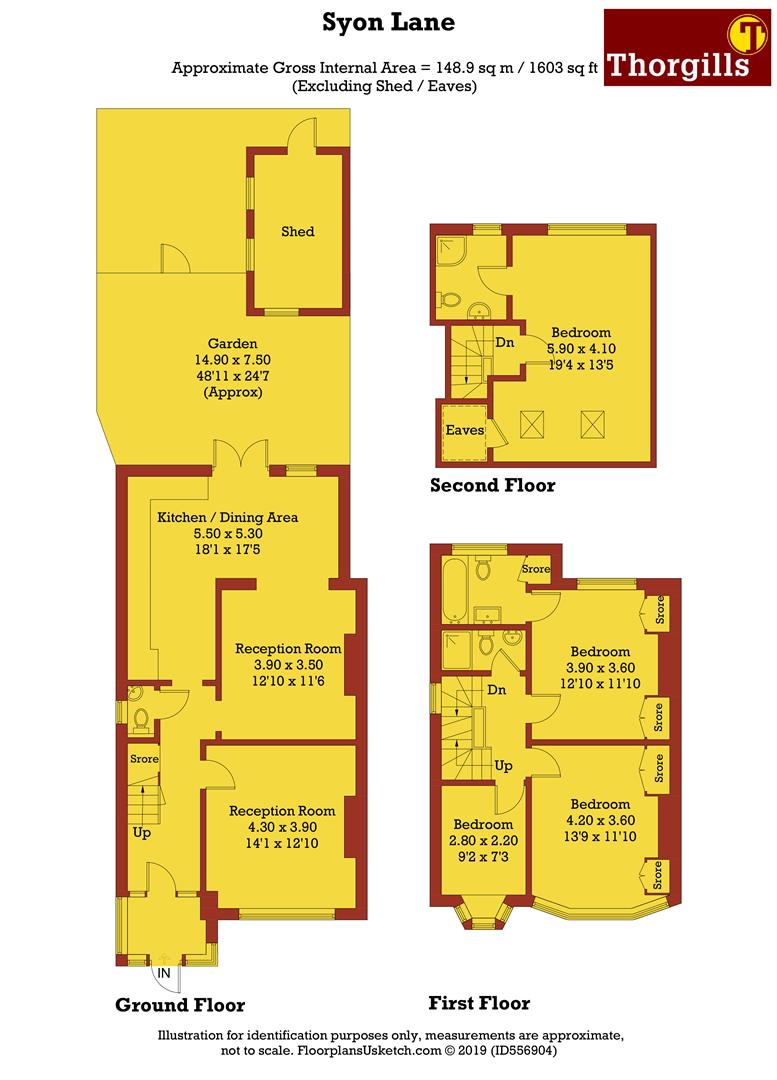 4 Bedrooms Semi-detached house to rent in Syon Lane, Isleworth TW7