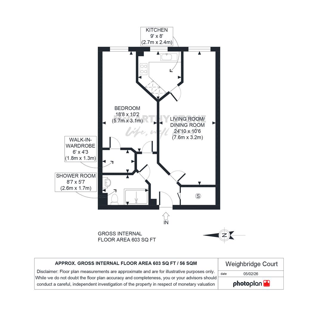 48 Weighbridge Court, 301 High Street, Ongar floorplan