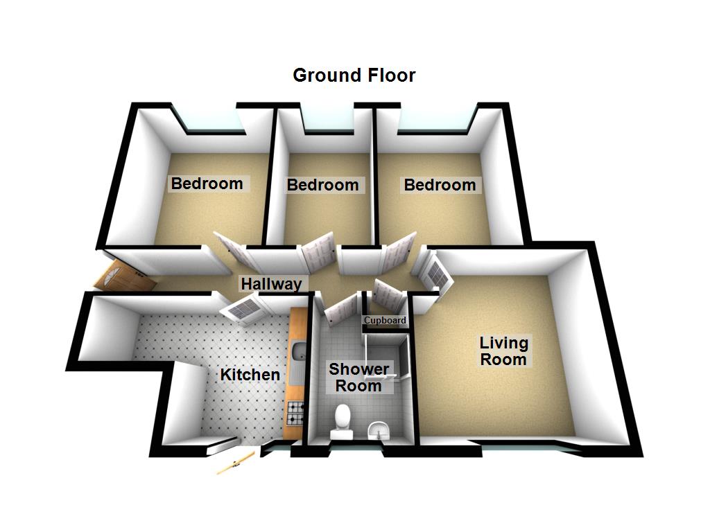 Flat 36 Kirkley Lodge,, Park Avenue, Newcastle Upon Tyne floorplan