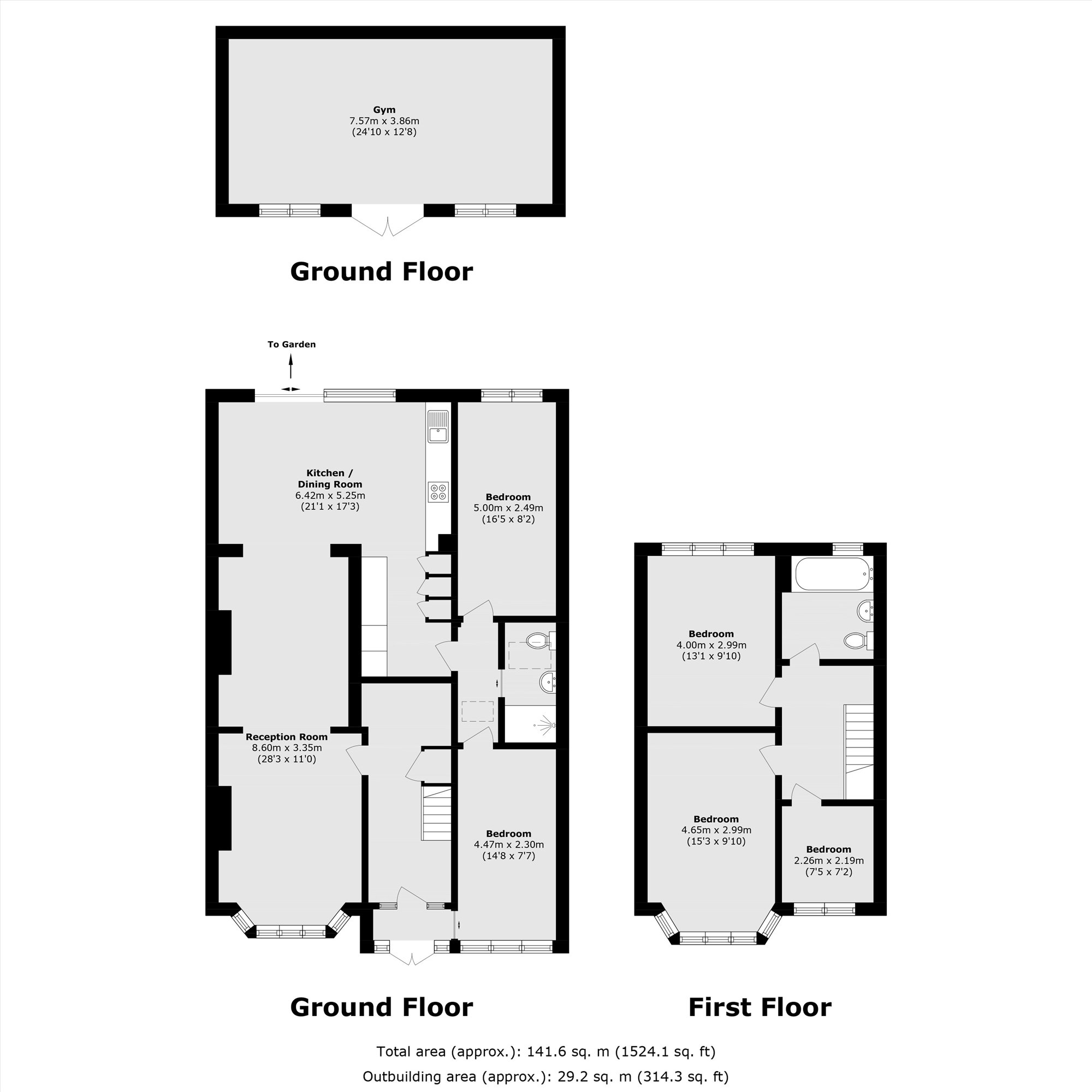 2, Carolina Road, Thornton Heath floorplan
