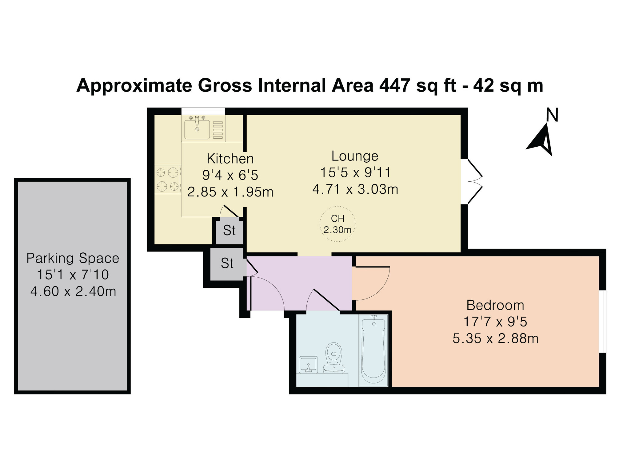 Flat 5 Clarendon Court, 256 Harrow View North Harrow, Harrow floorplan