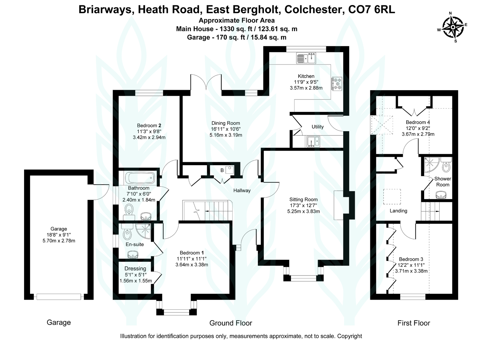 Briarways, Heath Road, Colchester floorplan