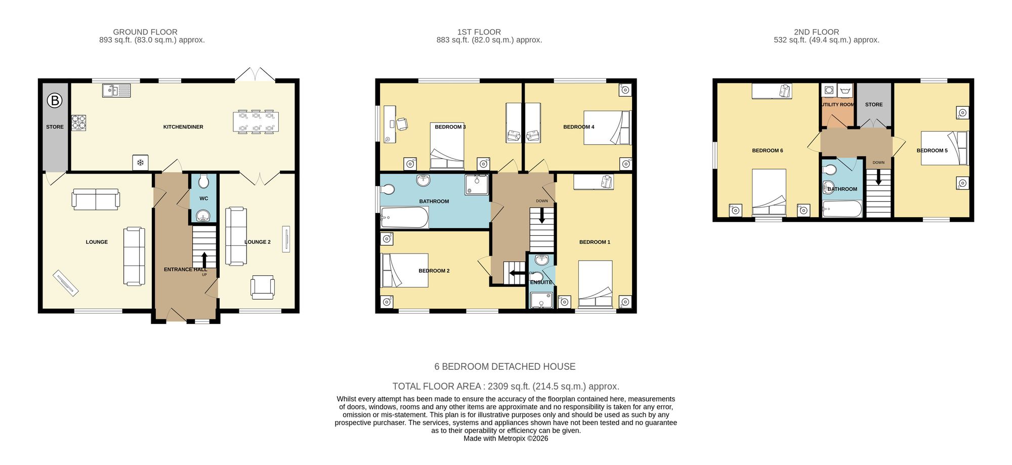 437 Lees Hall Road, Dewsbury floorplan