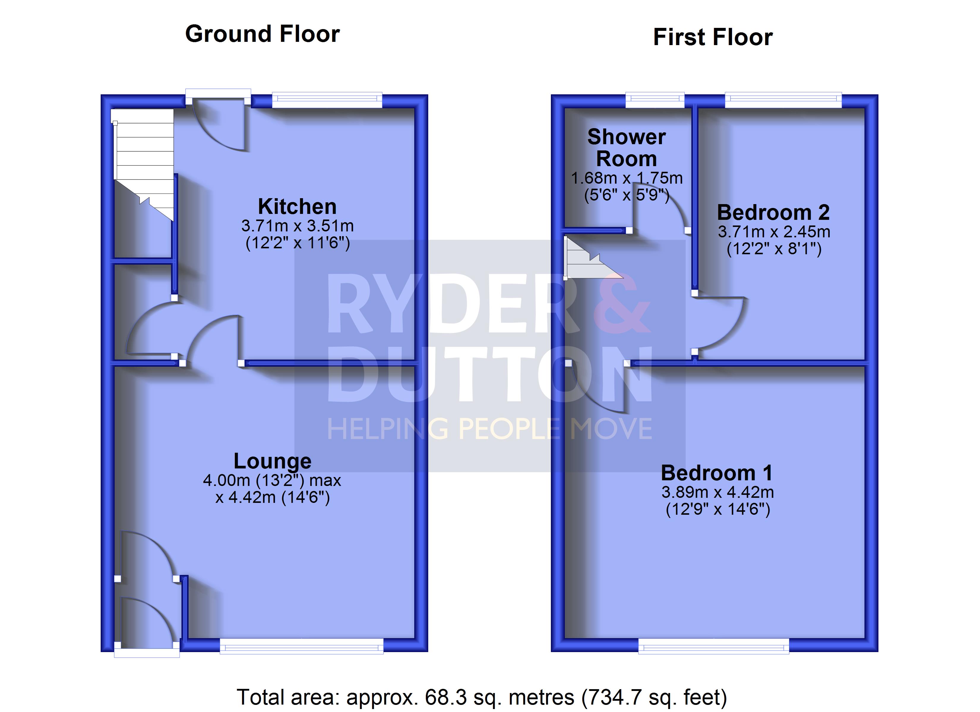 801, Middleton Road, Oldham floorplan