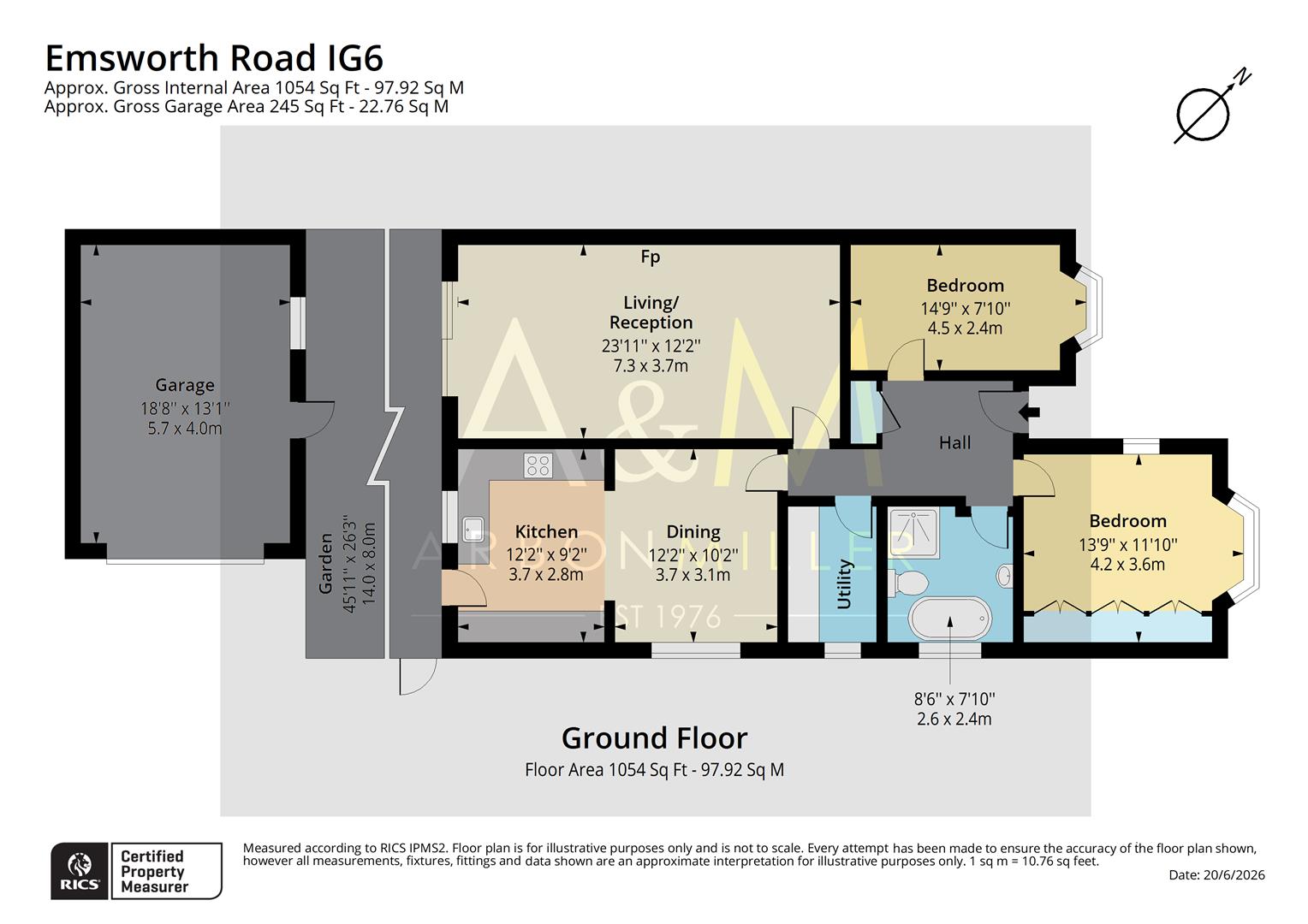 9, Emsworth Road, Barkingside floorplan