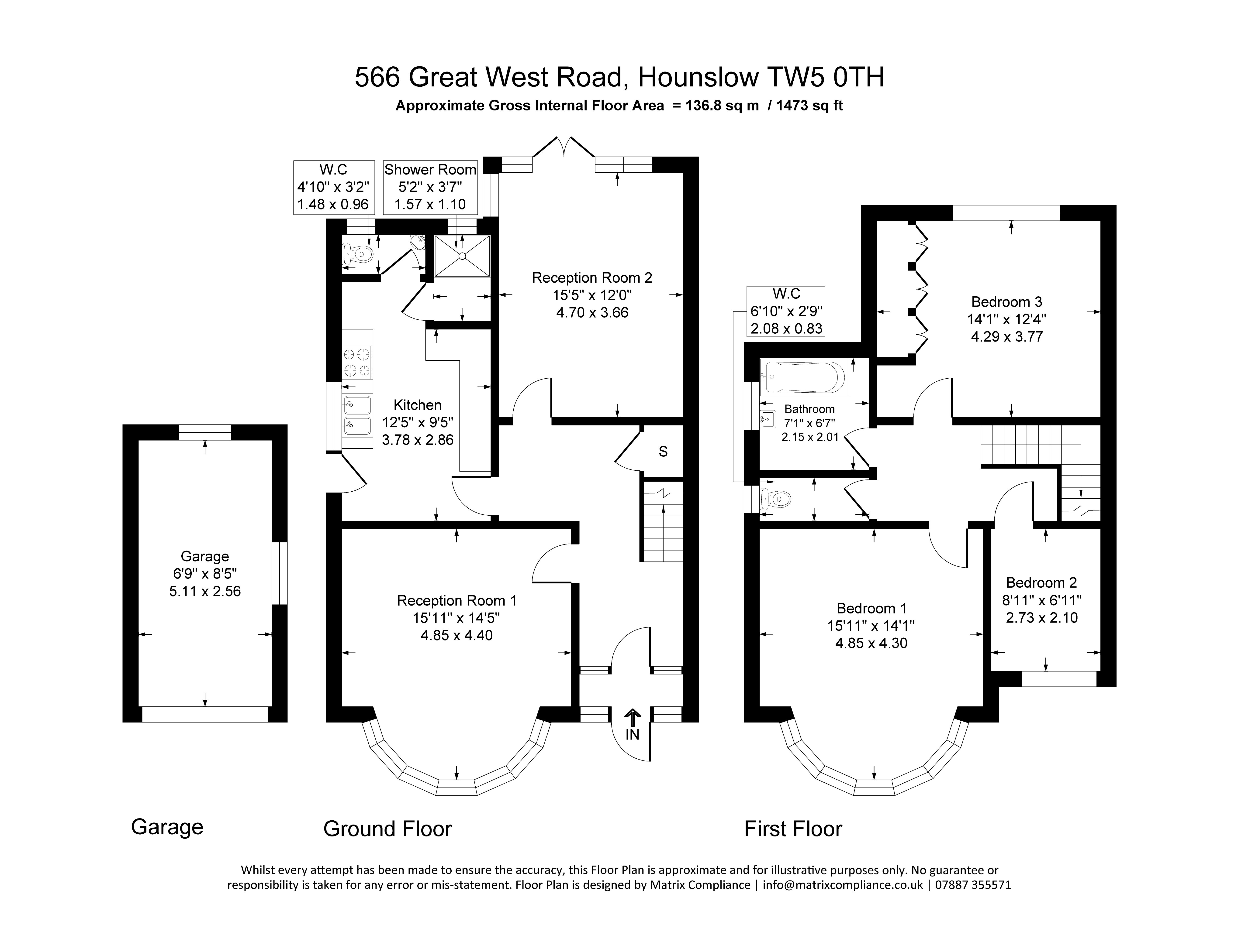 566, Great West Road, Hounslow floorplan