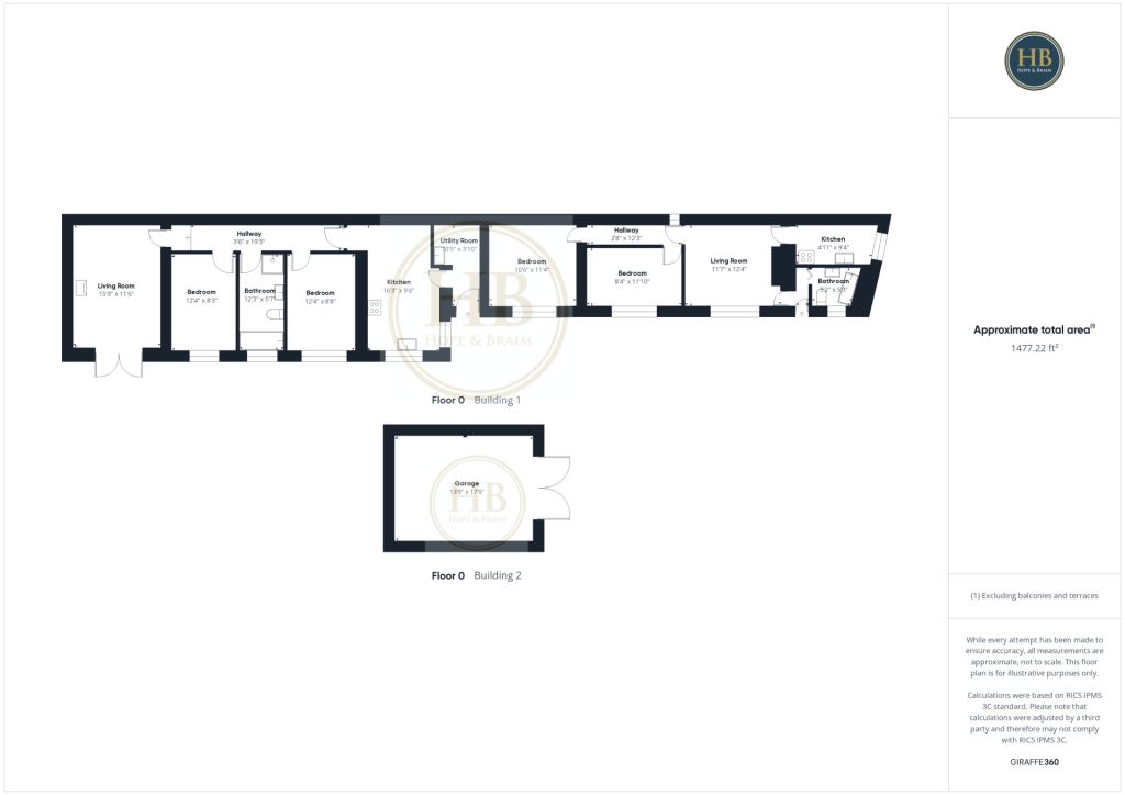 Chestnut Cottage, Thorpe Green Bank, Whitby floorplan