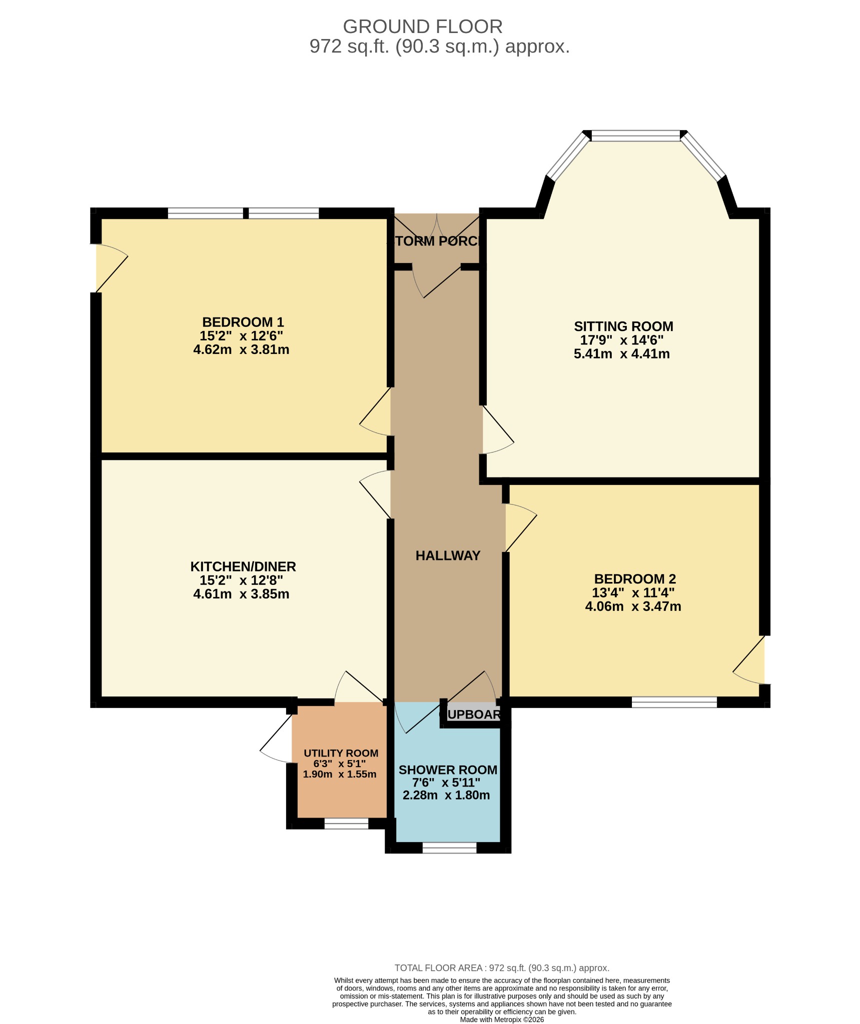 31 Wellington Street, Dunoon, Argyll and Bute floorplan