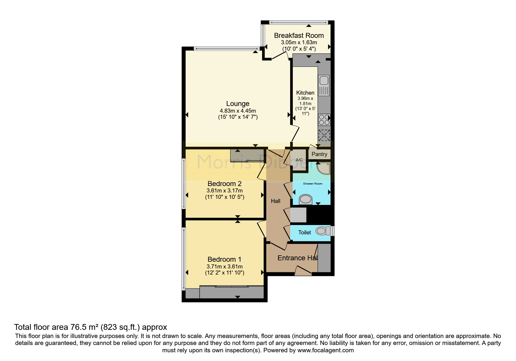 Flat 39, Brampton Tower,, Bassett Avenue, Hampshire floorplan
