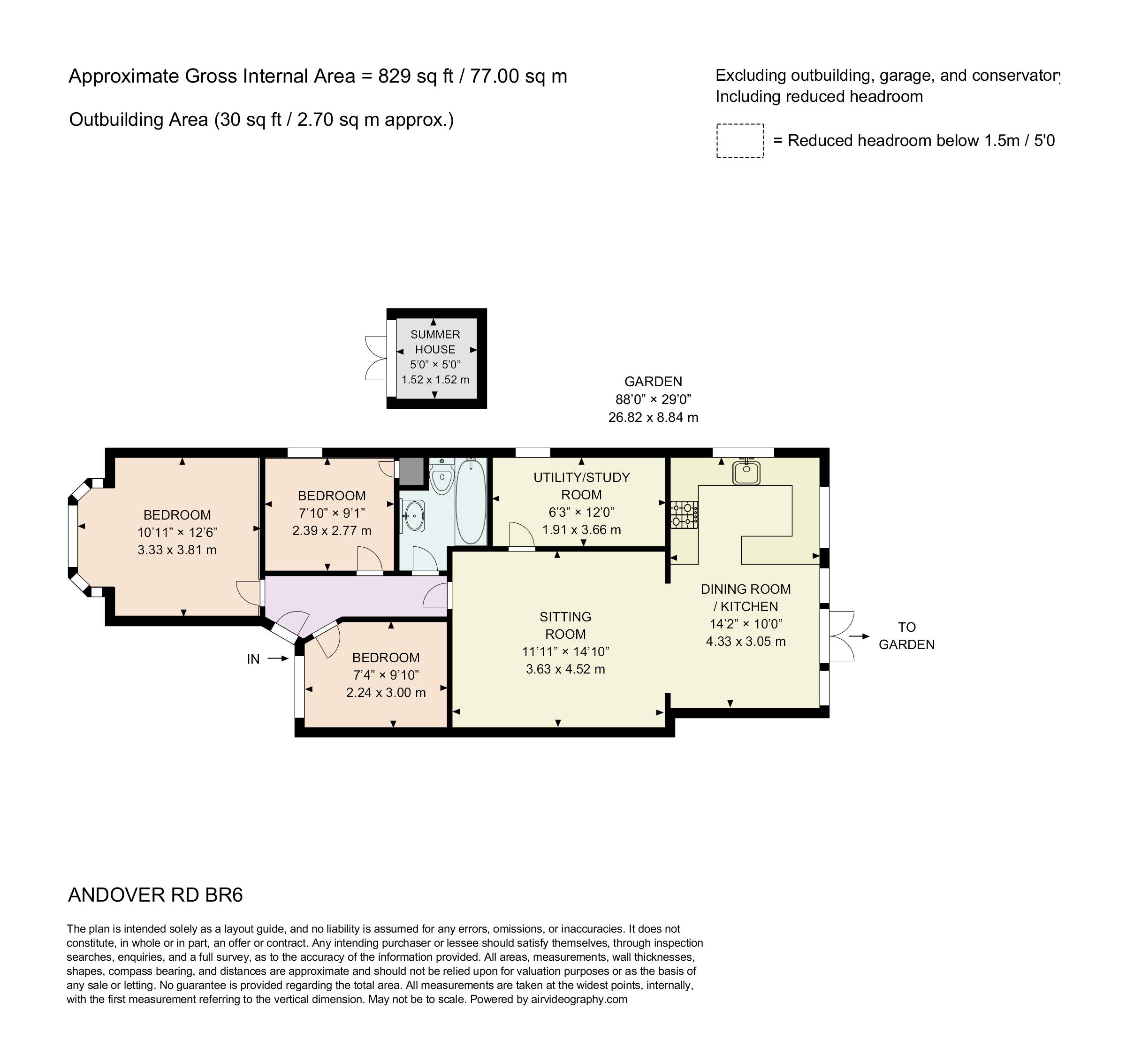 106, Andover Road, Orpington floorplan