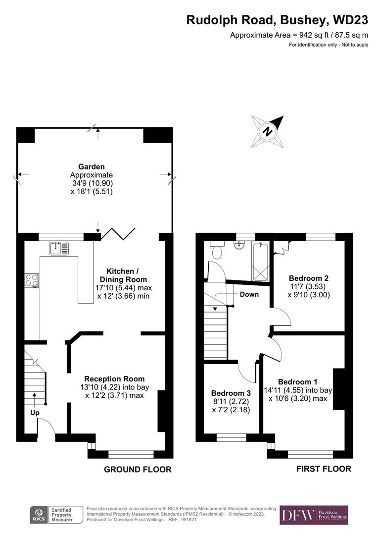 Rudolph Road, Bushey WD23, 3 bedroom terraced house for sale 64768306