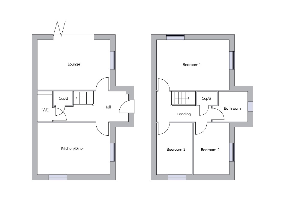 22, Beverley Road, Harworth floorplan