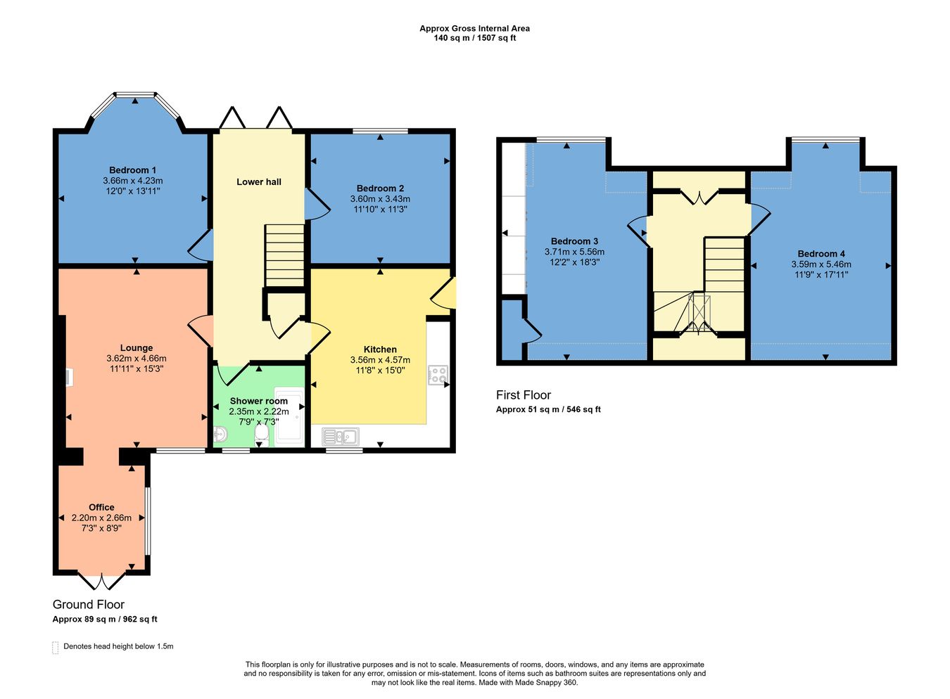 6, Bowling Green Street, Leven floorplan