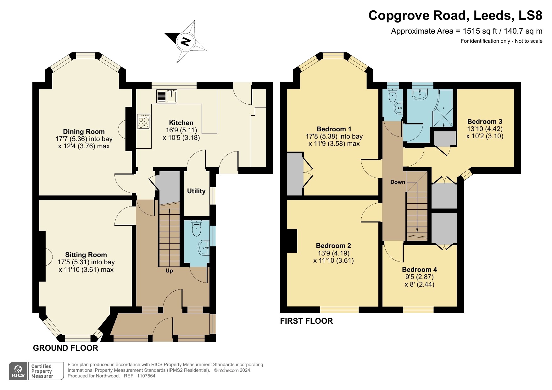4 bed semidetached house for sale in Copgrove Road, Leeds LS8