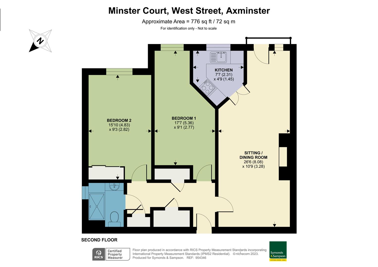 West Street, Axminster floorplan