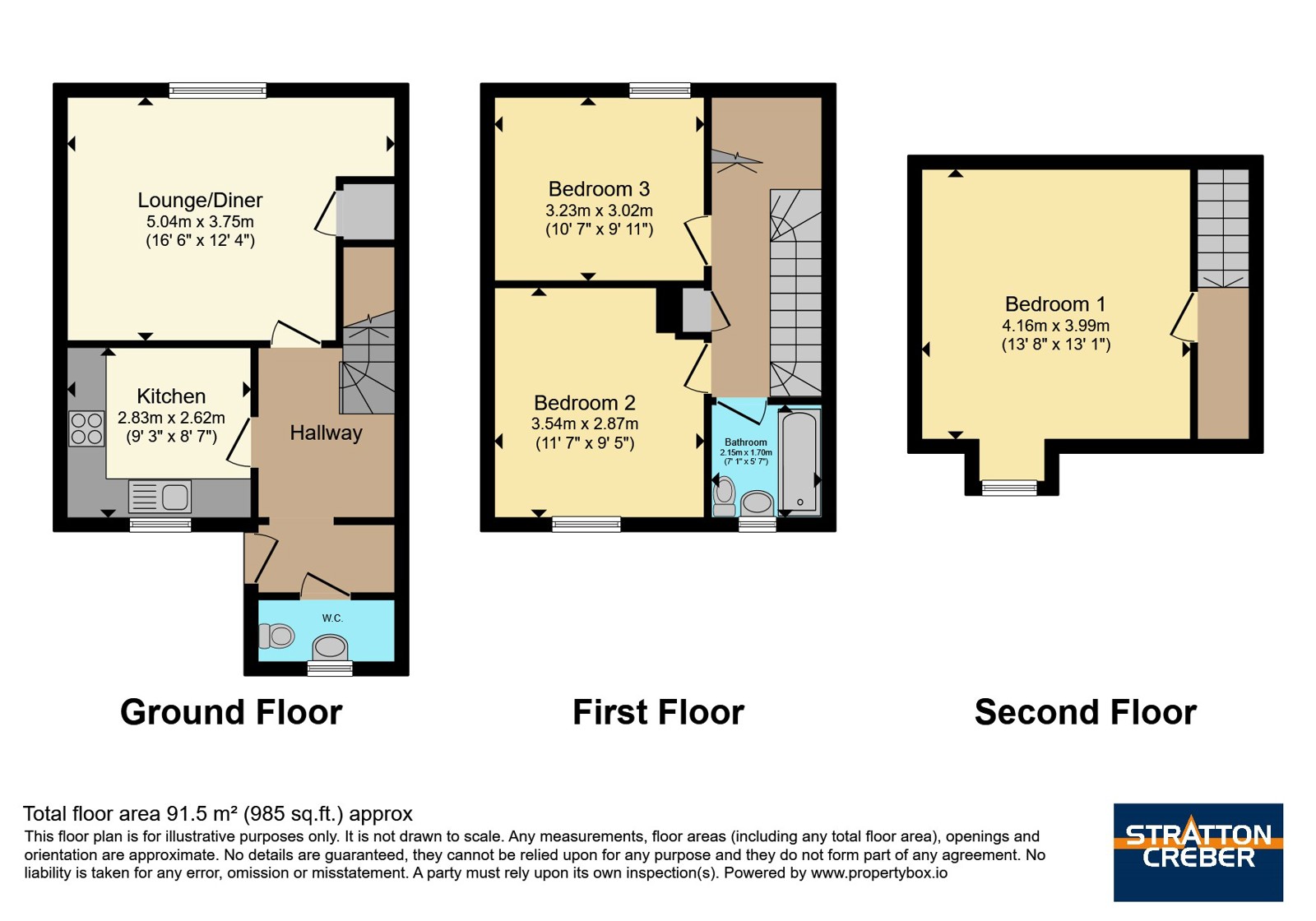 East Taphouse, Cornwall floorplan