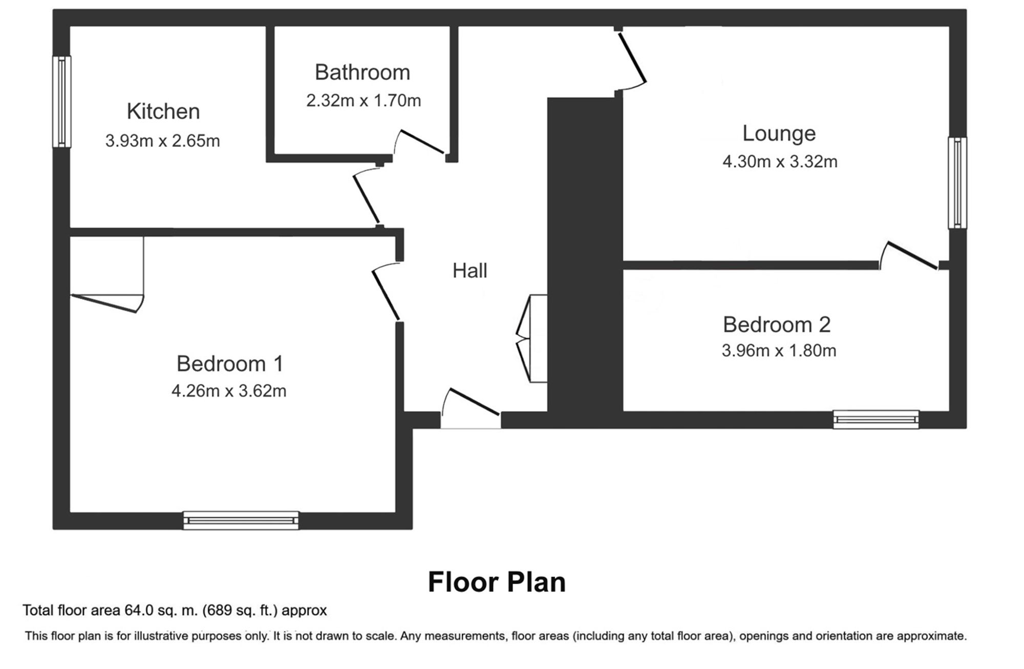 Flat C, 108 Cotham Brow, Bristol floorplan