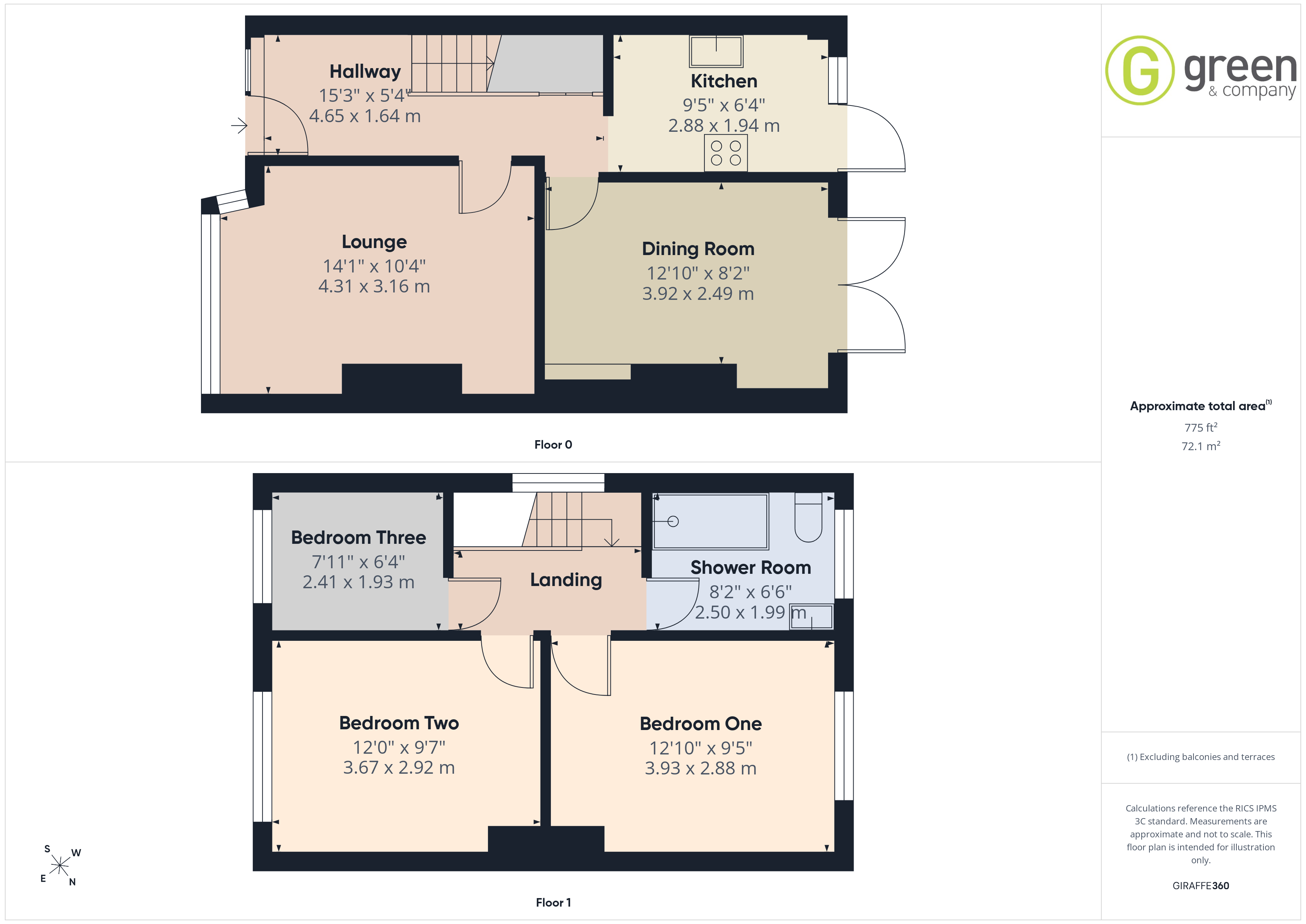 Mowe Croft, Birmingham floorplan