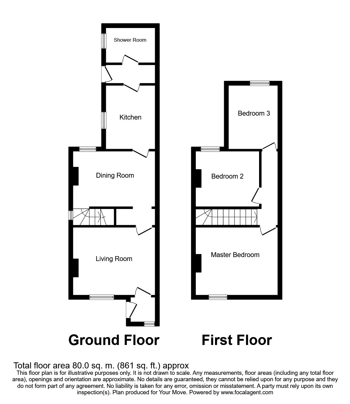 25, Petteril Terrace, Carlisle floorplan