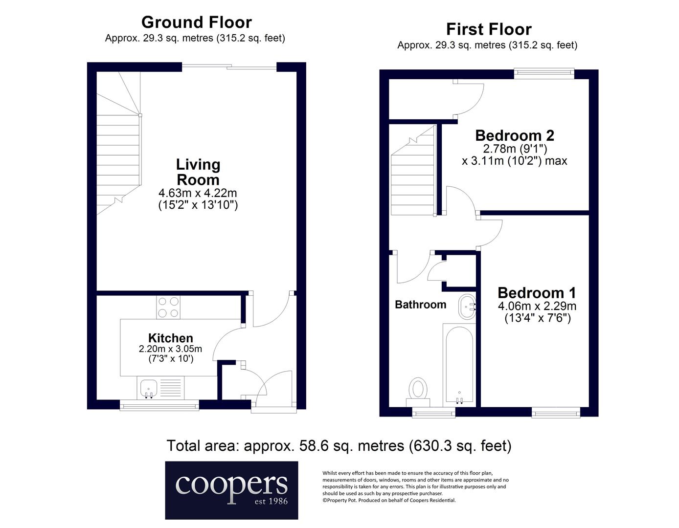 22, Turnpike Lane, Hillingdon floorplan