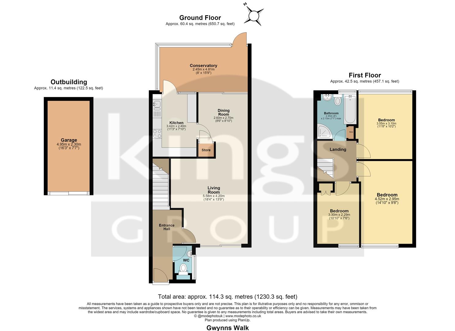 12, Gwynns Walk, Hertford floorplan