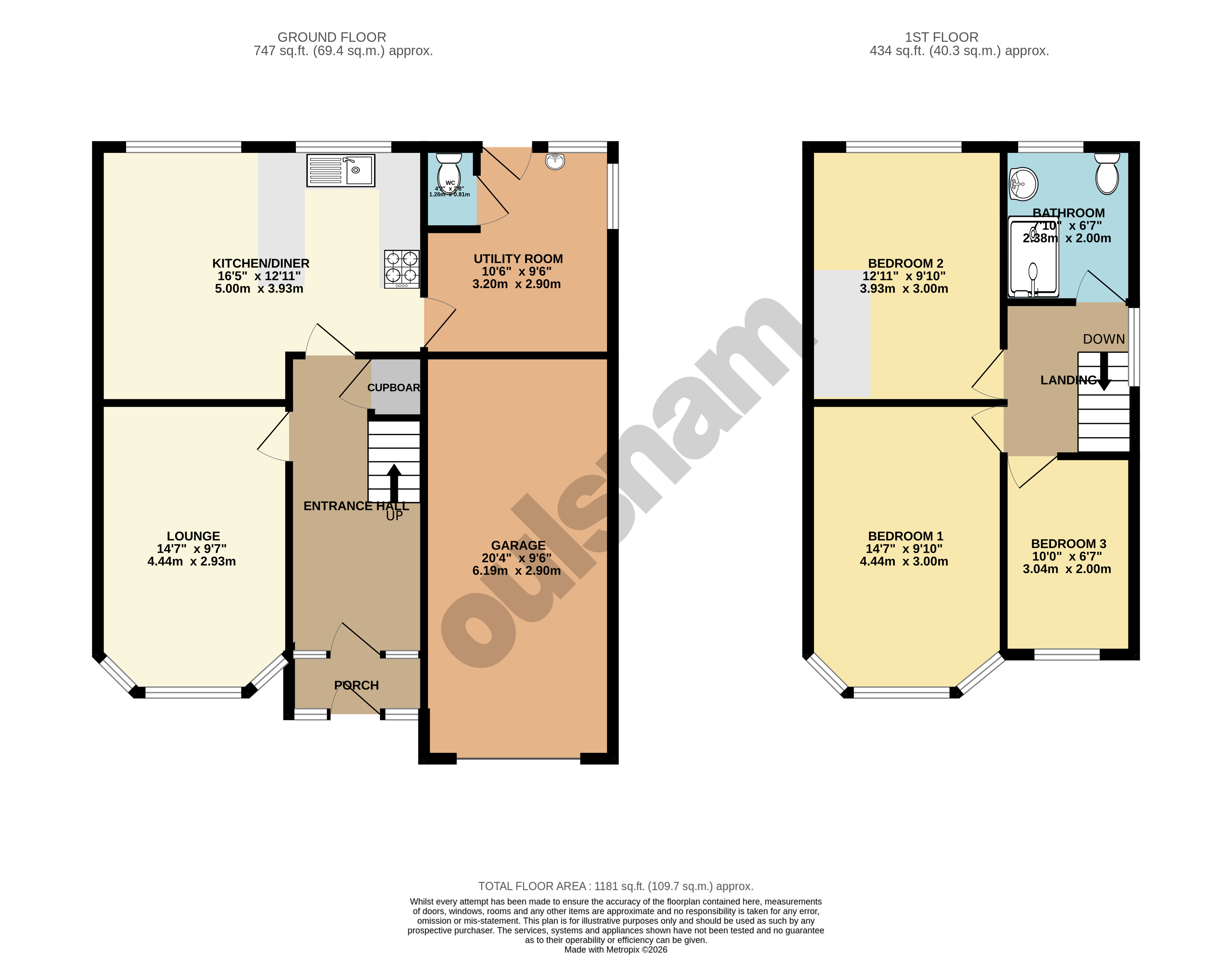16, Peters Avenue, Birmingham floorplan