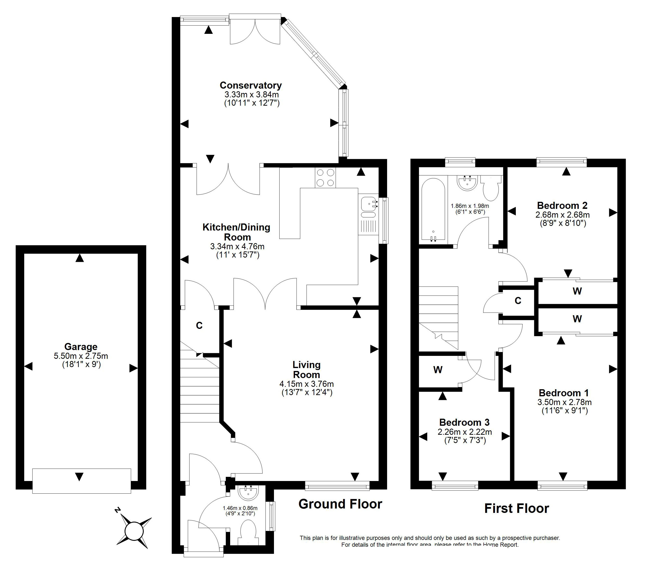 50, King's Meadow, Prestonfield, Edinburgh floorplan