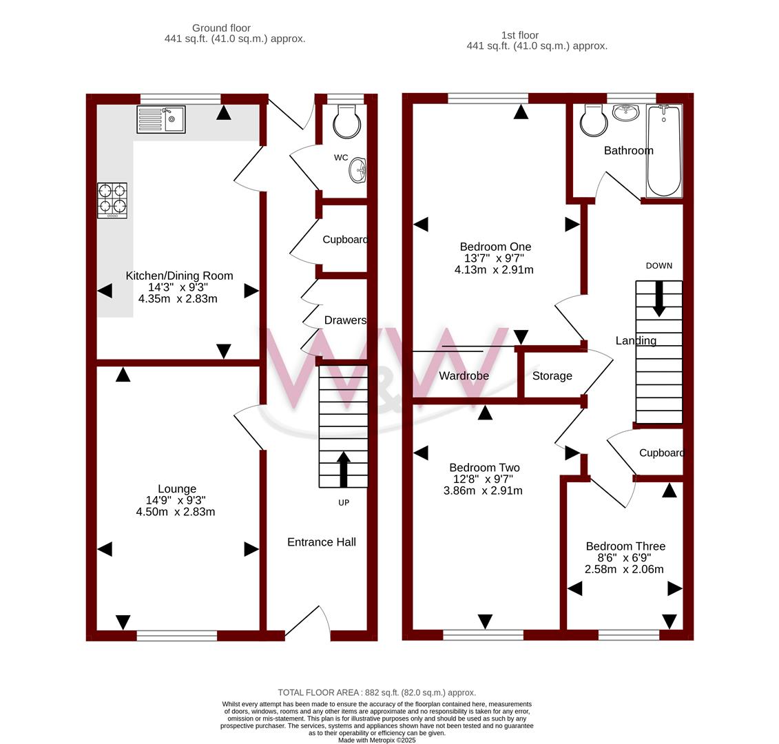 62, Northmore Road, Locks Heath floorplan