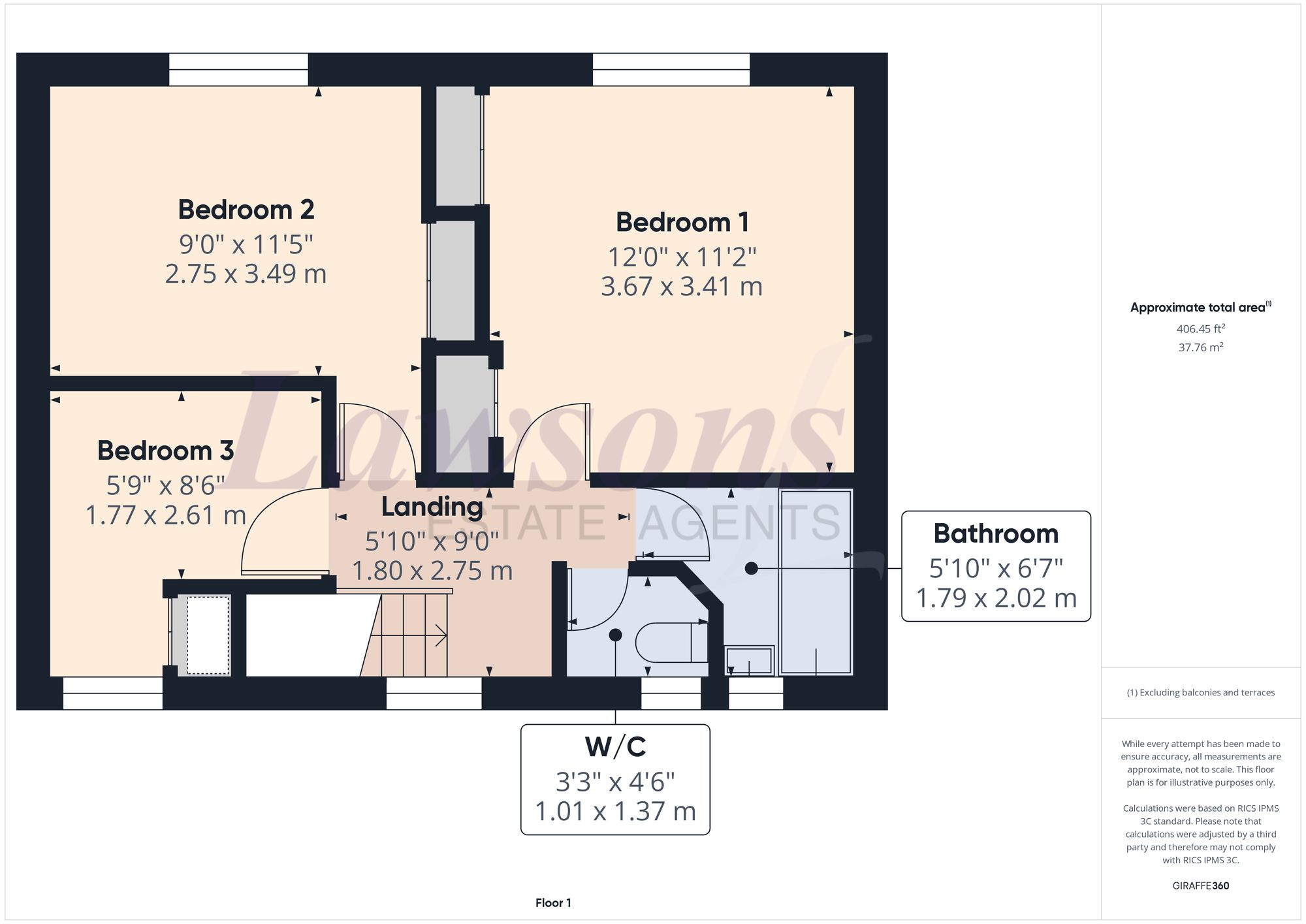 6 Portal Close, Barnham floorplan