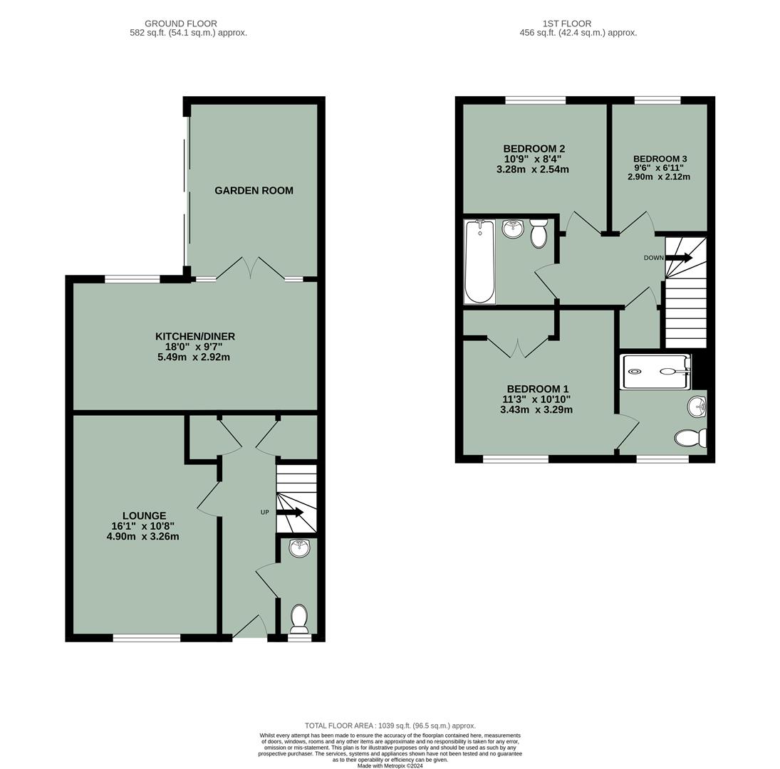 11, Great Mead, Benson floorplan
