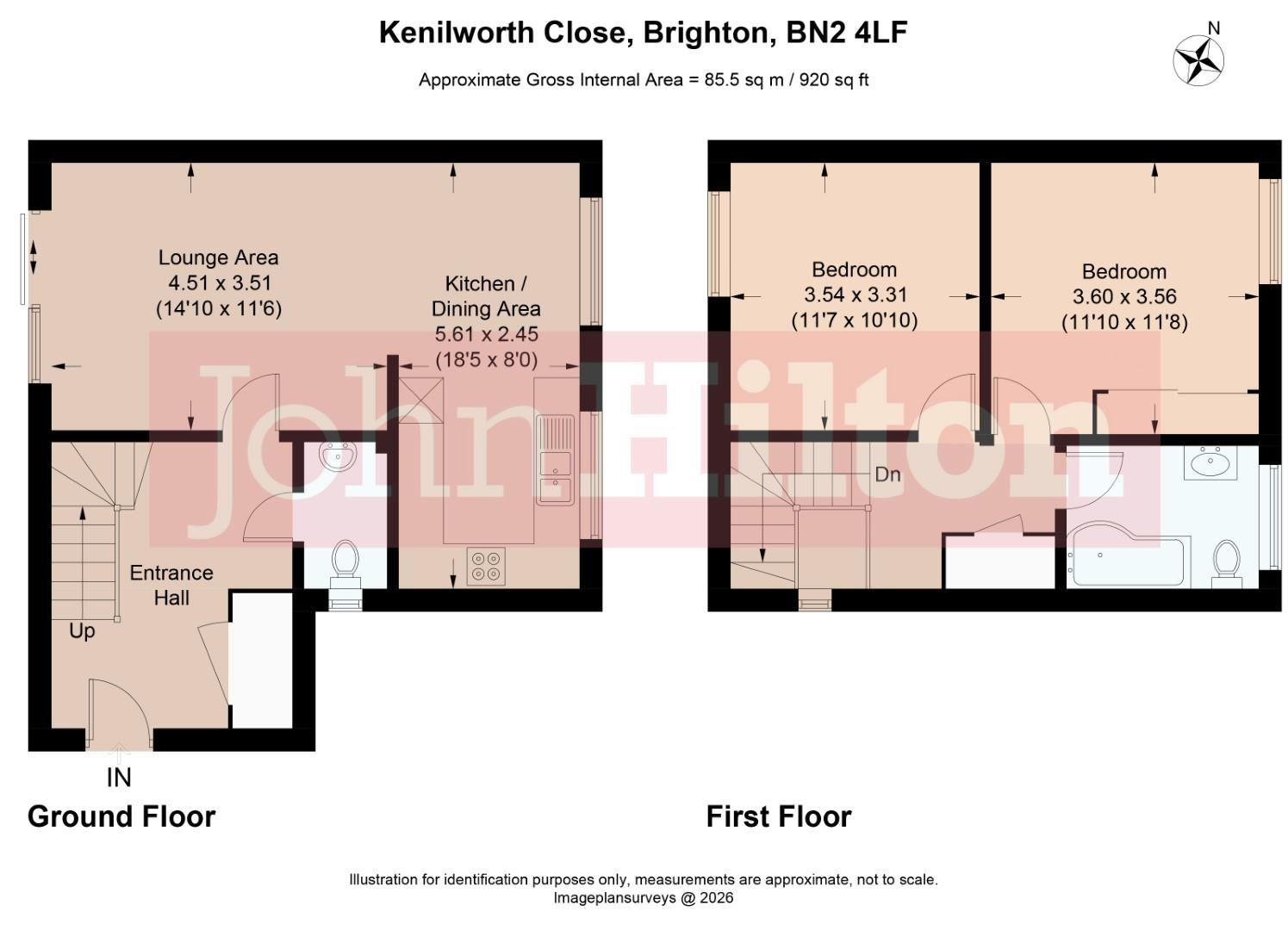 1A, Kenilworth Close, Brighton floorplan