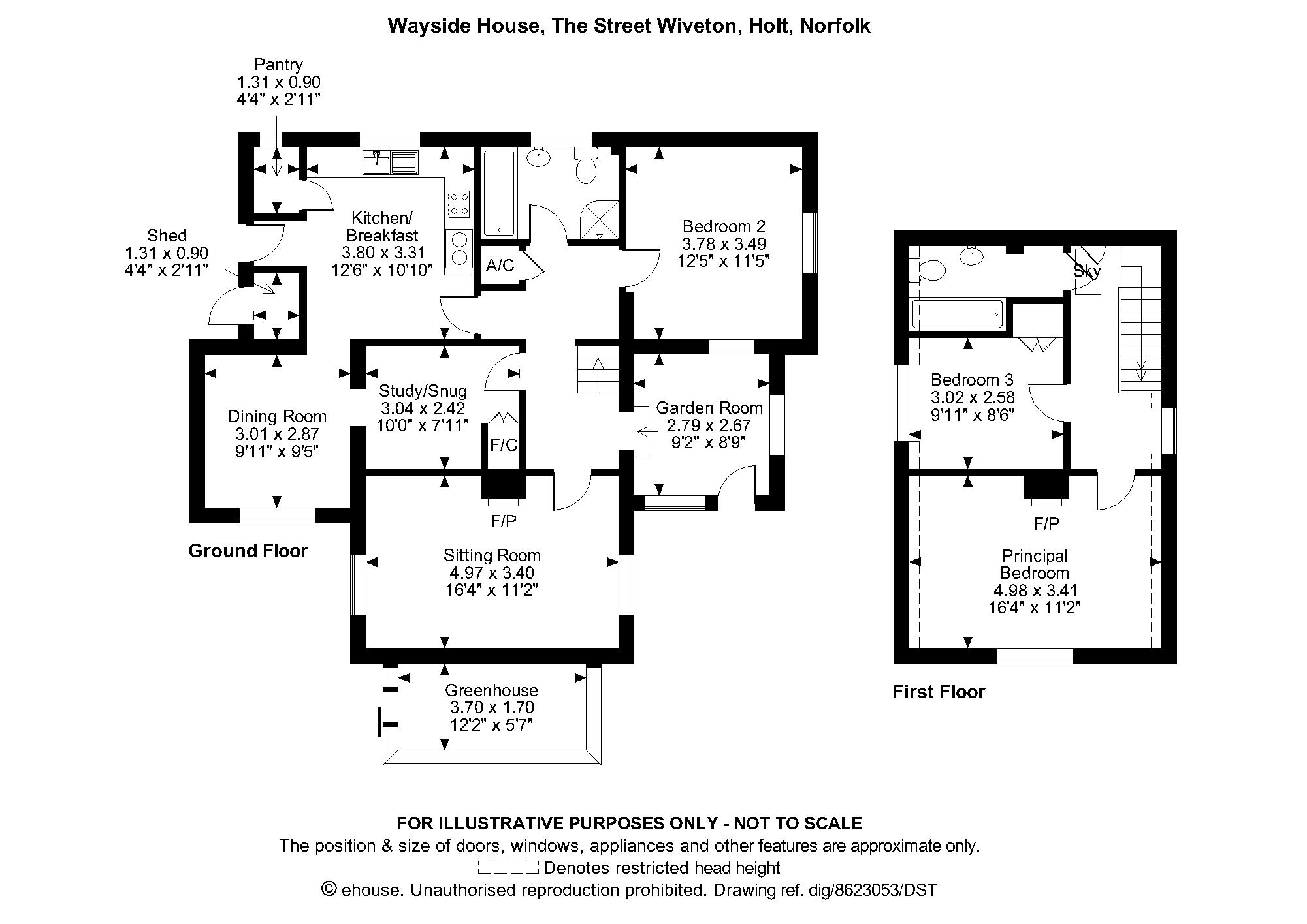 Wayside House, The Street, Holt floorplan