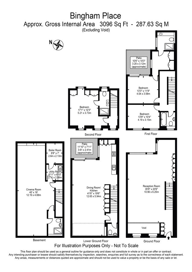 5, Bingham Place, London floorplan