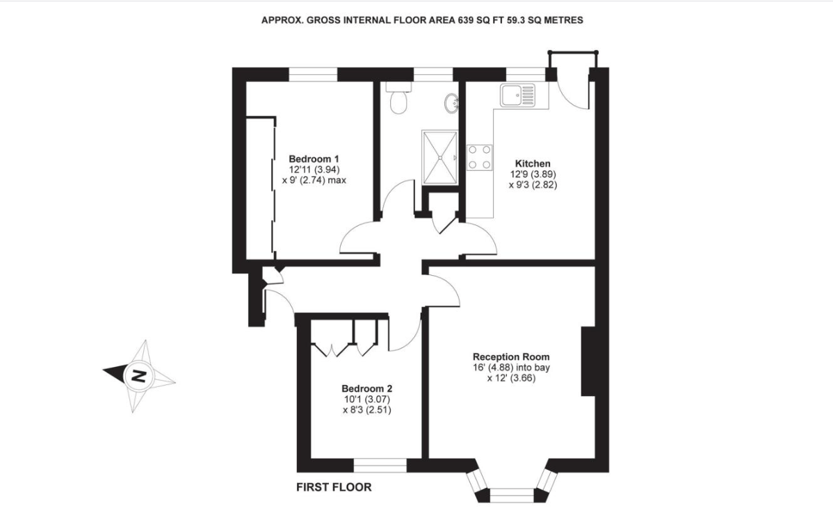 258a Merlins Court, Alexandra Avenue, HARROW floorplan