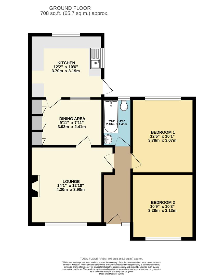 Louville Avenue, Withernsea floorplan