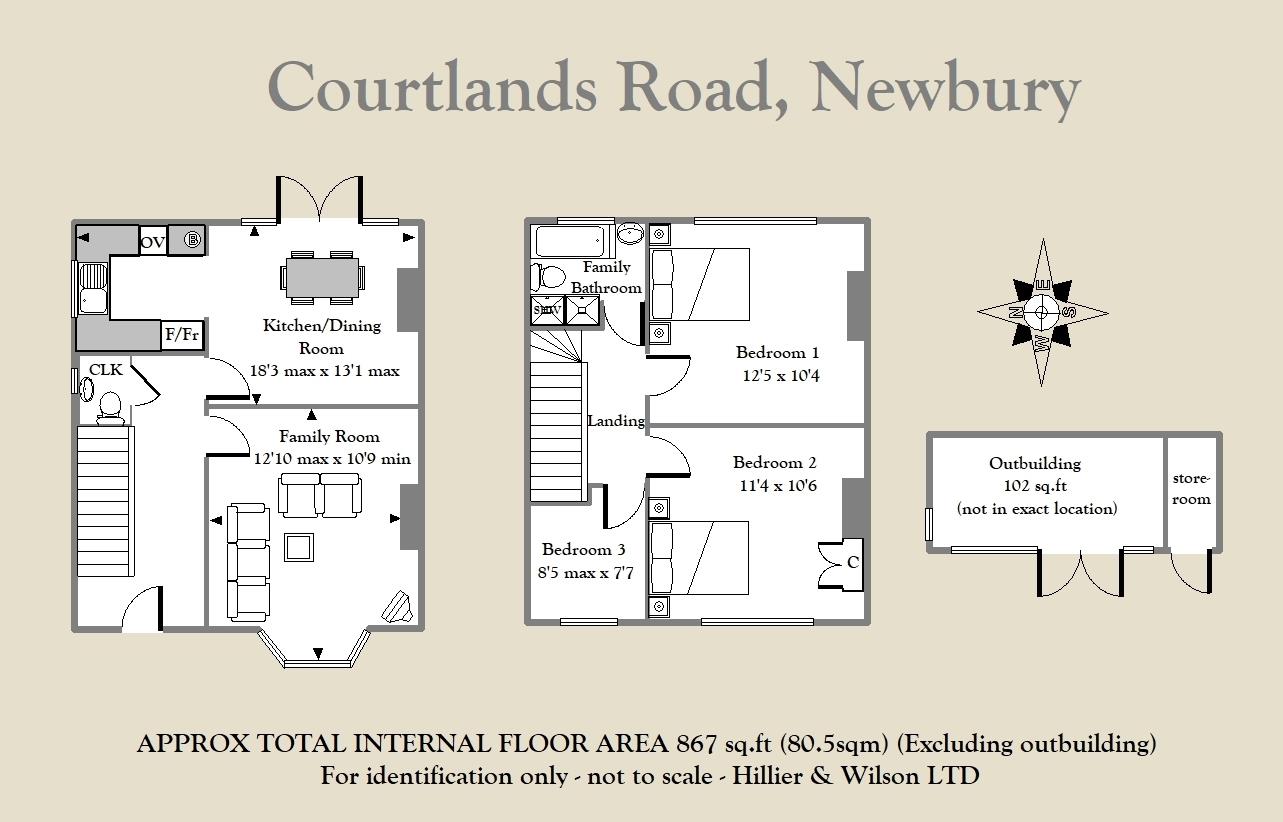 Courtlands Road, Newbury floorplan