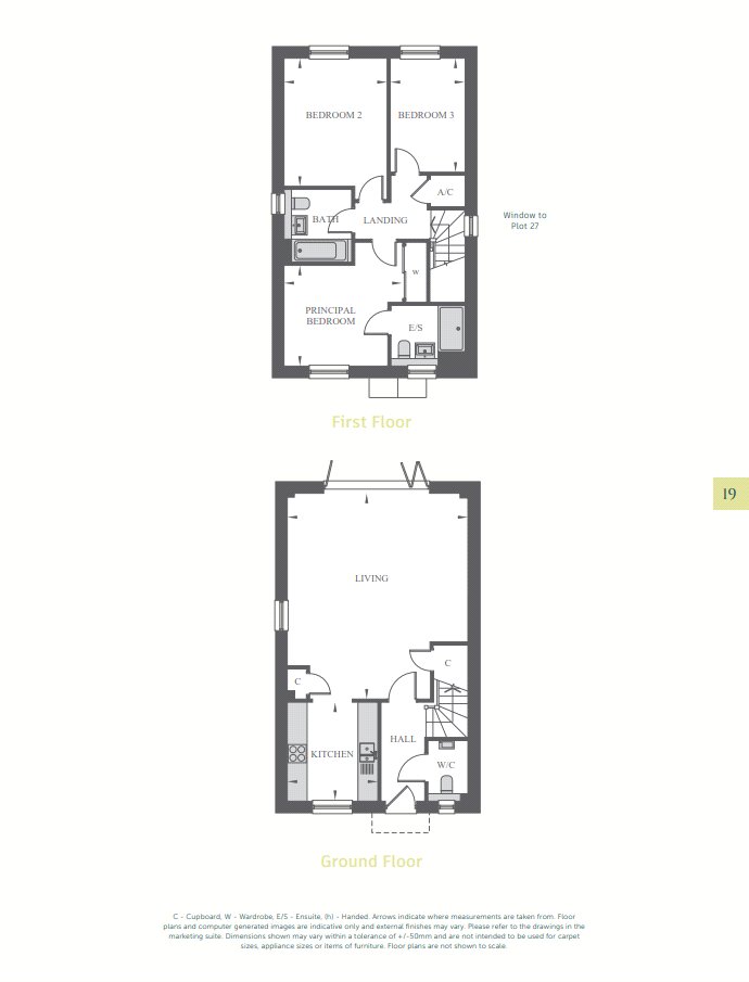 Plot 18, The Olivia, Barleyfields, Weeley floorplan