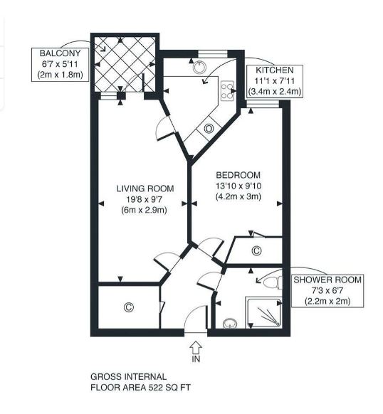 38 Austen Place,, Lower Turk Street, Hampshire floorplan