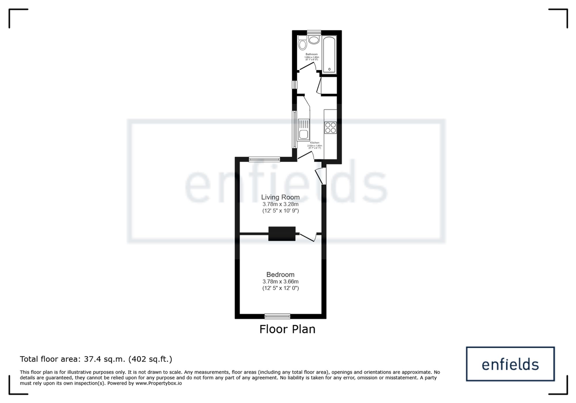 Flat 3, 204 Millbrook Road East, Southampton floorplan