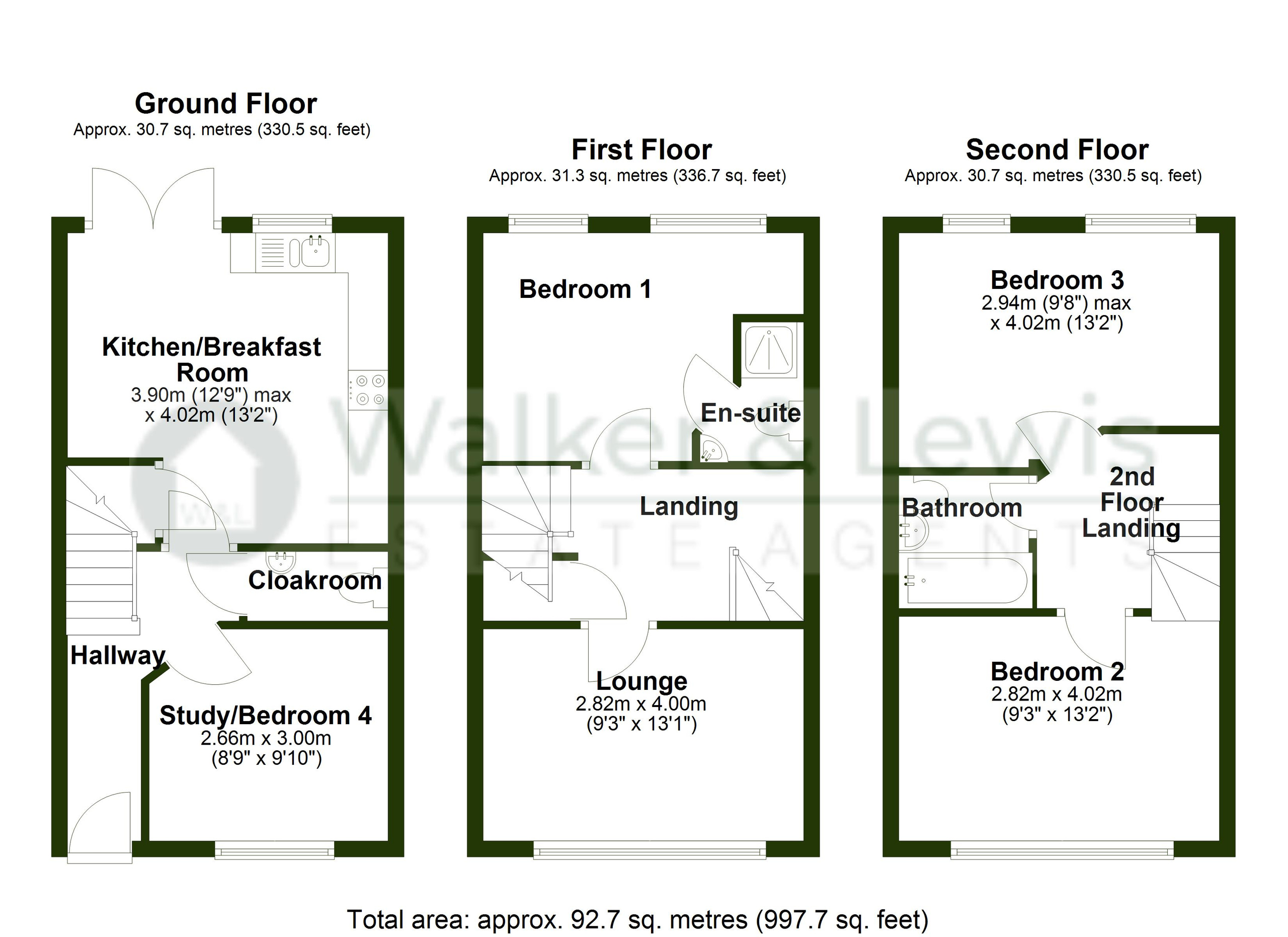 95 Rhodfa Ieuan, Cardiff floorplan