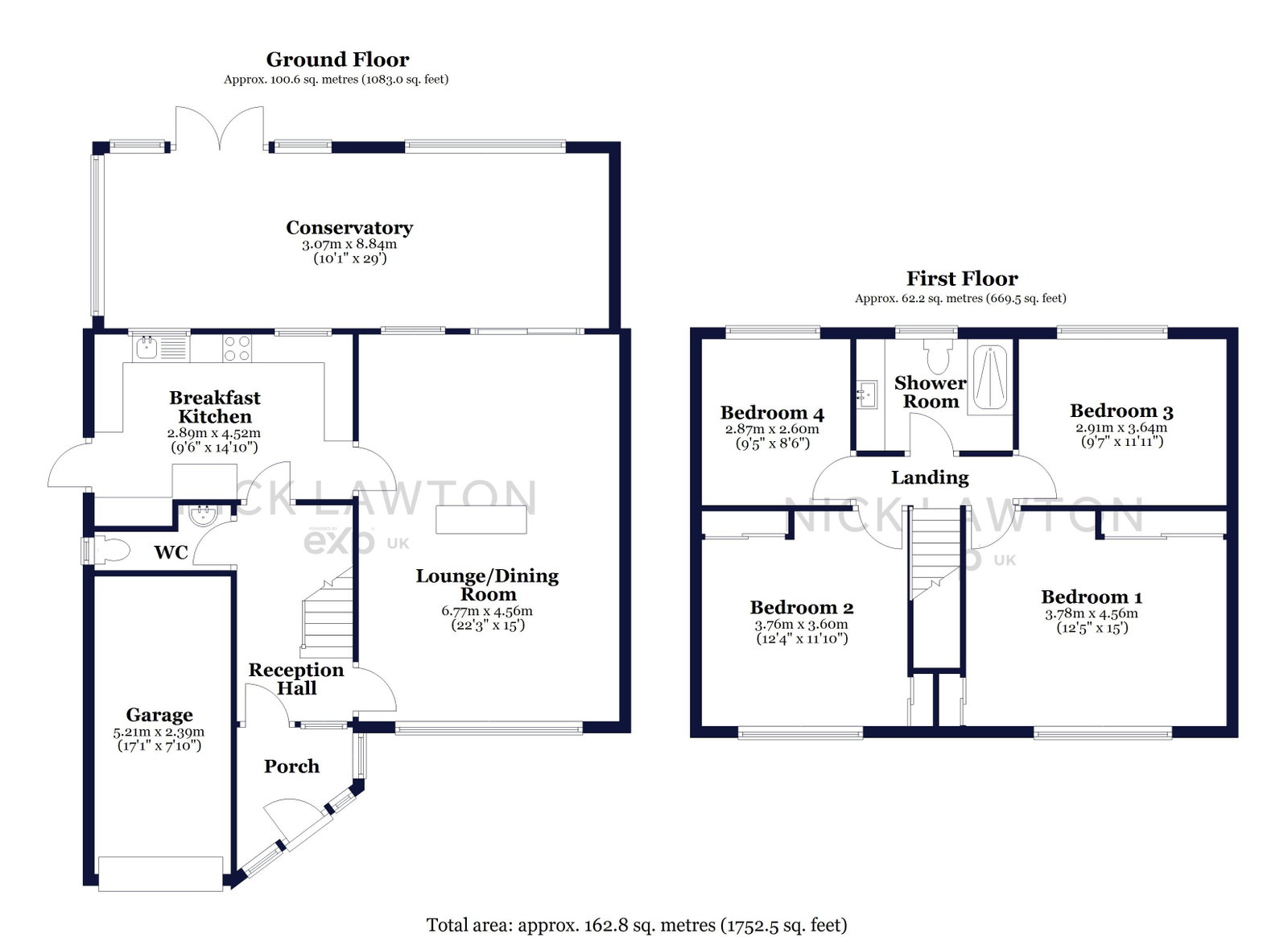 43, Swinton Rise, Nottingham floorplan
