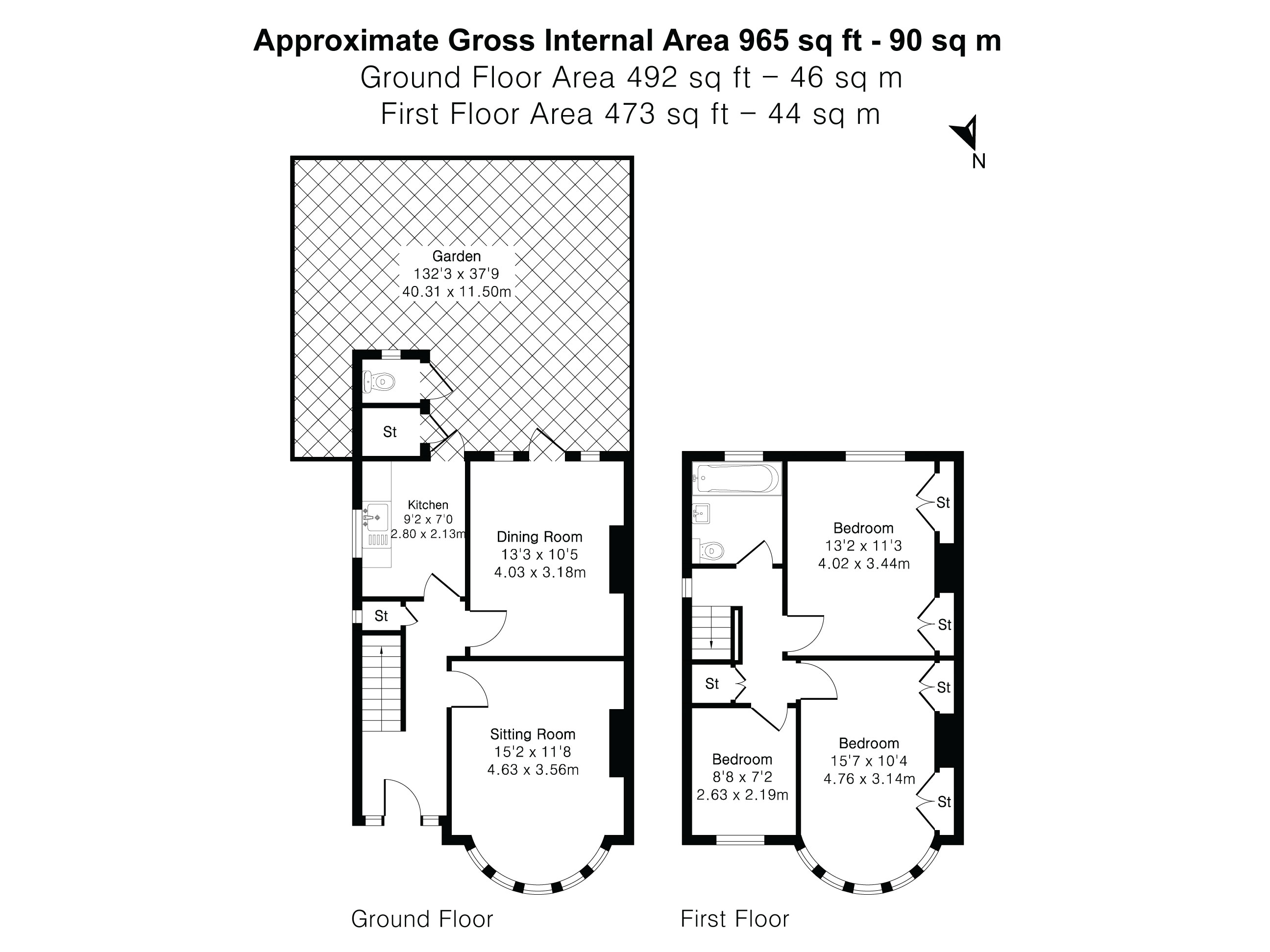 76, Oliver Road, Oxford floorplan
